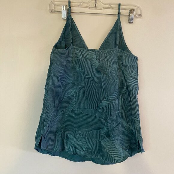 Floreat for Anthropologie textured cami tank top in teal - Picture 8 of 11